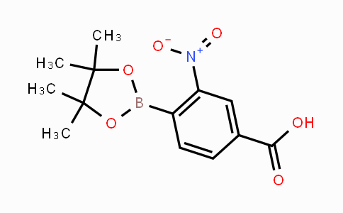 CAS No. 1218791-11-7, 4-Carboxy-2-nitrophenylboronic acid, pinacol ester