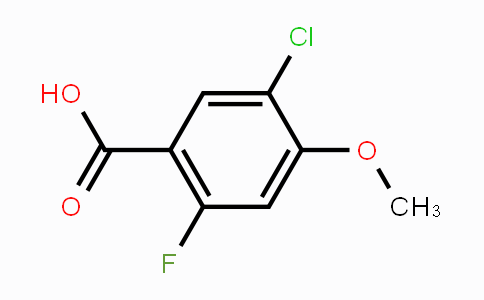CAS No. 211172-72-4, 5-Chloro-2-fluoro-4-methoxybenzoic acid