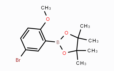 CAS No. 868629-78-1, 2-(5-Bromo-2-methoxyphenyl)-4,4,5,5-tetramethyl-1,3,2-dioxaborolane