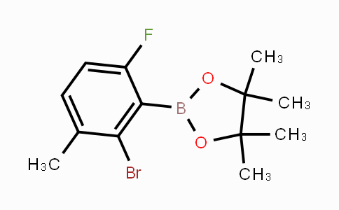 CAS No. 2121512-72-7, 2-Bromo-6-fluoro-3-methylphenylboronic acid pinacol ester