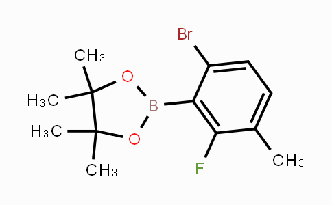 CAS No. 2121514-68-7, 6-Bromo-2-fluoro-3-methylphenylboronic acid pinacol ester