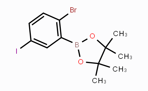 CAS No. 2121512-32-9, 2-Bromo-5-iodophenylboronic acid pinacol ester