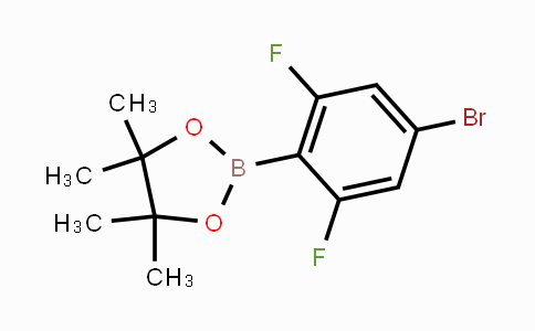 CAS No. 1799485-20-3, 2-(4-Bromo-2,6-difluorophenyl)-4,5,5-tetramethyl-1,3,2-dioxaborolane