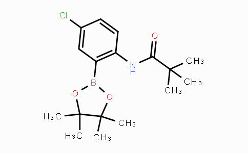 CAS No. 1409999-52-5, 5-Chloro-2-(pivaloylamino)phenylboronic acid pinacol ester
