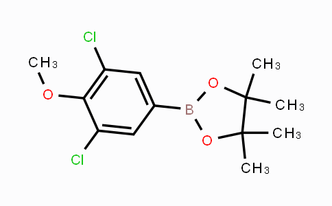 942069-69-4 | 2-(3,5-Dichloro-4-methoxyphenyl)4,4,5,5-tetramethyl-1,3,2-dioxaborolane