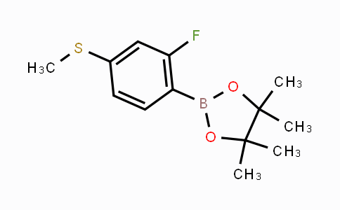 CAS No. 1436431-16-1, 2-Fluoro-4-methylthiophenylboronic acid pinacol ester