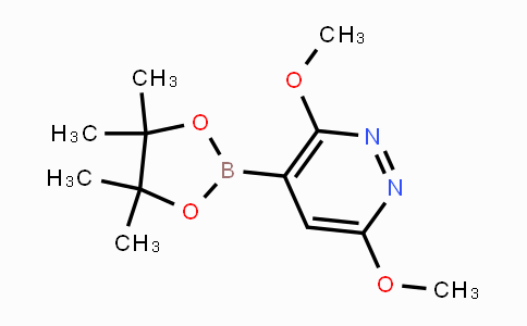 CAS No. 1855861-18-5, 3,6-Dimethoxylpyridazine-4-boronic acid pinacol ester