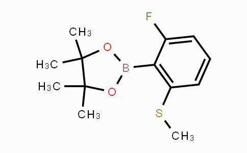 CAS No. 2121513-47-9, 6-Fluoro-2-(methylsulfanyl)phenylboronic acid pinacol ester