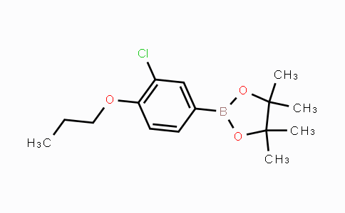 CAS No. 1688655-72-2, 3-Chloro-4-propoxyphenylboronic acid pinacol ester