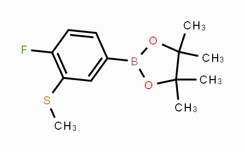 2121513-04-8 | 4-Fluoro-3-(methylthio)phenylboronic acid pinacol ester