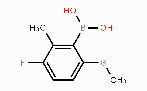 CAS No. 2121512-05-6, 3-Fluoro-2-methyl-6-(methylthio)phenylboronic acid