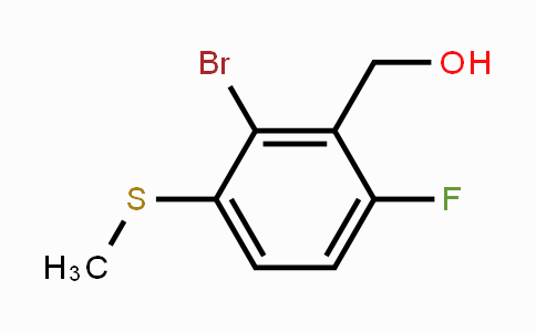 CAS No. 1879026-12-6, (2-Bromo-6-fluoro-3-methylsulfanylphenyl)methanol