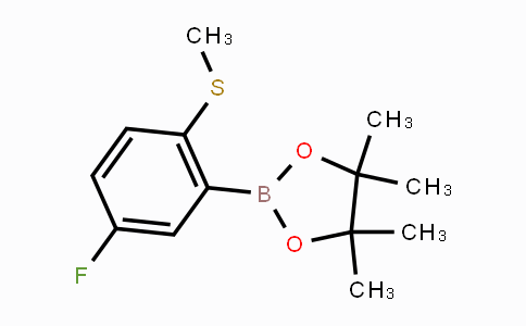 CAS No. 1428532-52-8, 5-Fluoro-2-(methylthio)phenylboronic acid pinacol ester