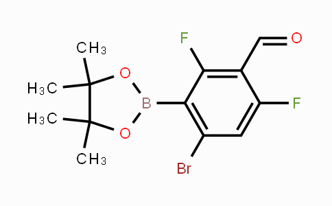 CAS No. 2121512-44-3, 6-Bromo-2,4-fifluoro-3-formylphenylboronic acid pinacol ester