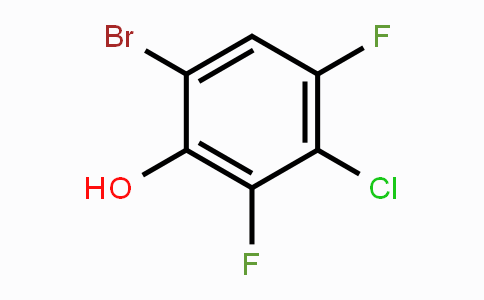 CAS No. 1826110-17-1, 6-Bromo-3-chloro-2,4-difluorophenol