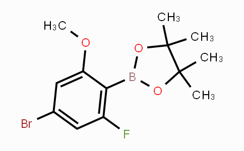 CAS No. 2121513-32-2, 4-Bromo-2-fluoro-6-methoxyphenylboronic acid pinacol ester