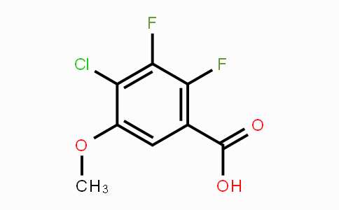 CAS No. 1879026-31-9, 4-Chloro-2,3-difluoro-5-methoxybenzoic acid