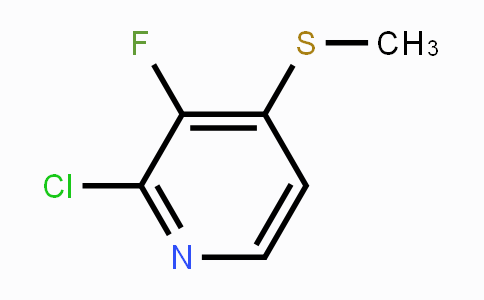 CAS No. 1826110-14-8, 2-Chloro-3-fluoro-4-(methylthio)pyridine