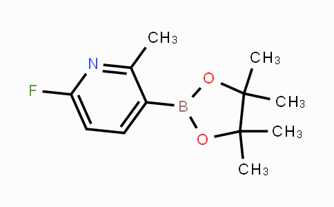 CAS No. 1310405-22-1, 6-Fluoro-2-methyl-3-(4,4,5,5-tetramethyl-1,3,2-dioxaborolan-2-yl)pyridine