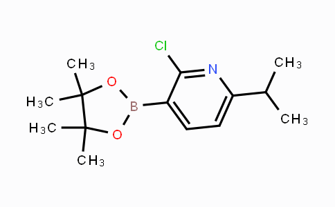 CAS No. 1689528-51-5, 2-Chloro-6-isopropylpyridine-3-boronic acid pinacol ester