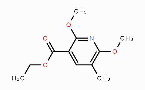 CAS No. 2145093-83-8, Ethyl 2,6-dimethoxy-5-methylpyridine-3-carboxylate