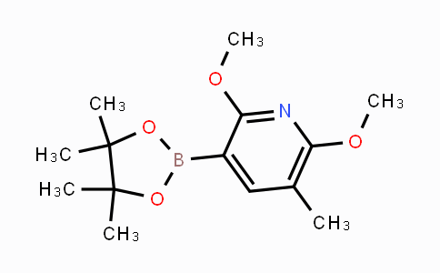 CAS No. 2121513-65-1, 2,6-Dimethoxy-5-methyl-3-(4,4,5,5-tetramethyl-1,3,2-dioxaborolan-2-yl)pyridine