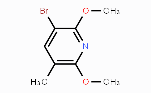 CAS No. 145916-05-8, 3-Bromo-2,6-dimethoxy-5-methylpyridine