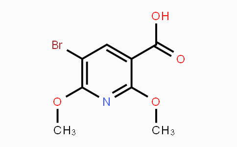 CAS No. 1826110-12-6, 5-Bromo-2,6-dimethoxypyridine-3-carboxylic acid