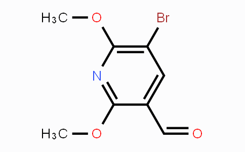 CAS No. 1823332-95-1, 5-Bromo-2,6-dimethoxypyridine-3-carbaldehyde
