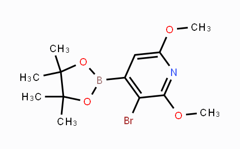CAS No. 2121511-86-0, (3-Bromo-2,6-dimethoxypyridin-4-yl)boronic acid pinacol ester