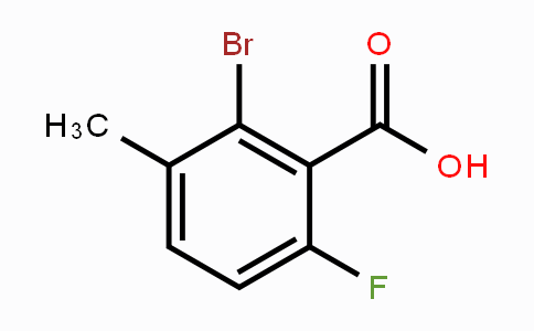 CAS No. 1359857-60-5, 2-Bromo-6-fluoro-3-methylbenzoic acid