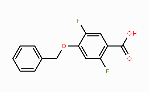 CAS No. 158905-26-1, 4-(Benzyloxy)-2,5-difluorobenzoic acid