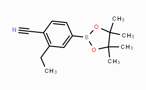 CAS No. 2121513-53-7, 4-Cyano-3-ethylphenylboronic acid pinacol ester