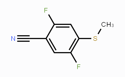 CAS No. 1804896-75-0, 4-Cyano-2,5-difluorothioanisole