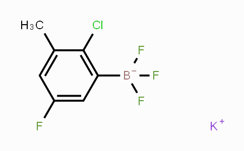 Potassium 2-chloro-5-fluoro-3-methylphenyltrifluoroborate