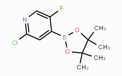 CAS No. 1256360-62-9, 2-Chloro-5-fluoropyridine-4-boronic acid pinacol ester