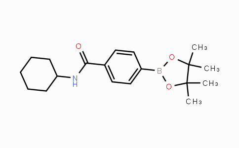 CAS No. 1312815-22-7, 4-(Cyclohexylaminocarbonyl)phenylboronic acid pinacol ester