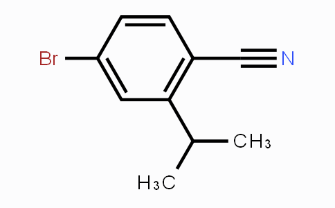 CAS No. 1349717-06-1, 4-Bromo-2-isopropylbenzonitrile
