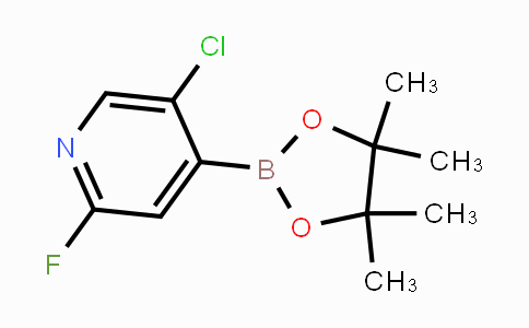 CAS No. 1310383-58-4, 5-Chloro-2-fluoropyridine-4-boronic acid pinacol ester