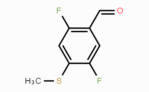 CAS No. 1826110-01-3, 2,5-Difluoro-4-(methylthio)benzaldehyde