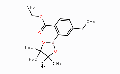 CAS No. 2121511-54-2, 2-Ethoxycarbonyl-5-ethylphenylboronic acid pinacol ester