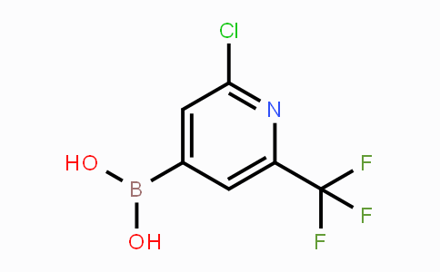 CAS No. 1446486-10-7, 2-Chloro-6-(trifluoromethyl)pyridine-4-boronic acid