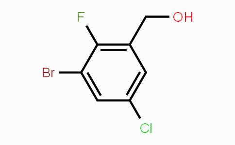 CAS No. 1809161-65-6, 3-Bromo-5-chloro-2-fluorobenzyl alcohol