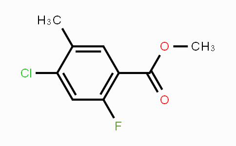 CAS No. 1192547-88-8, Methyl 4-chloro-2-fluoro-5-methylbenzoate