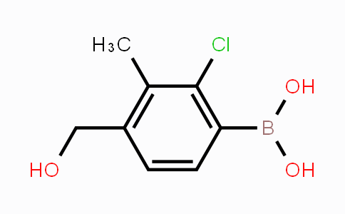 CAS No. 2121512-84-1, 2-Chloro-4-hydroxymethyl-3-methylphenylboronic acid