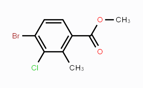 CAS No. 1427360-08-4, Methyl 4-bromo-3-chloro-2-methylbenzoate