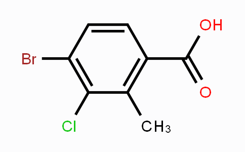 CAS No. 1349708-88-8, 4-Bromo-3-chloro-2-methylbenzoic acid