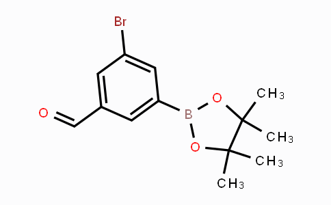 CAS No. 1352399-74-6, 3-Bromo-5-(4,4,5,5-tetramethyl-1,3,2-dioxaborolan-2-yl)benzaldehyde