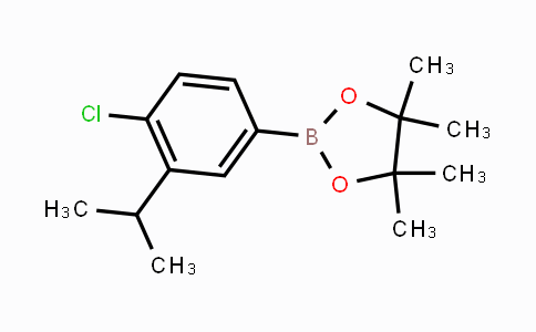 2121511-69-9 | 2-(4-Chloro-3-isopropylphenyl)-4,4,5,5-tetramethyl-1,3,2-dioxaborolane
