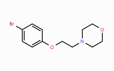 CAS No. 836-59-9, 4-[2-(4-Bromophenoxy)ethyl]morpholine